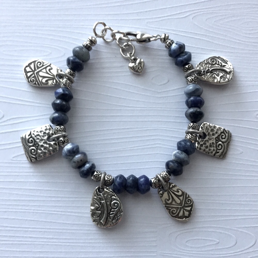 Brighton Retired Gypsy Lace Charm Bracelet (Rare Find)